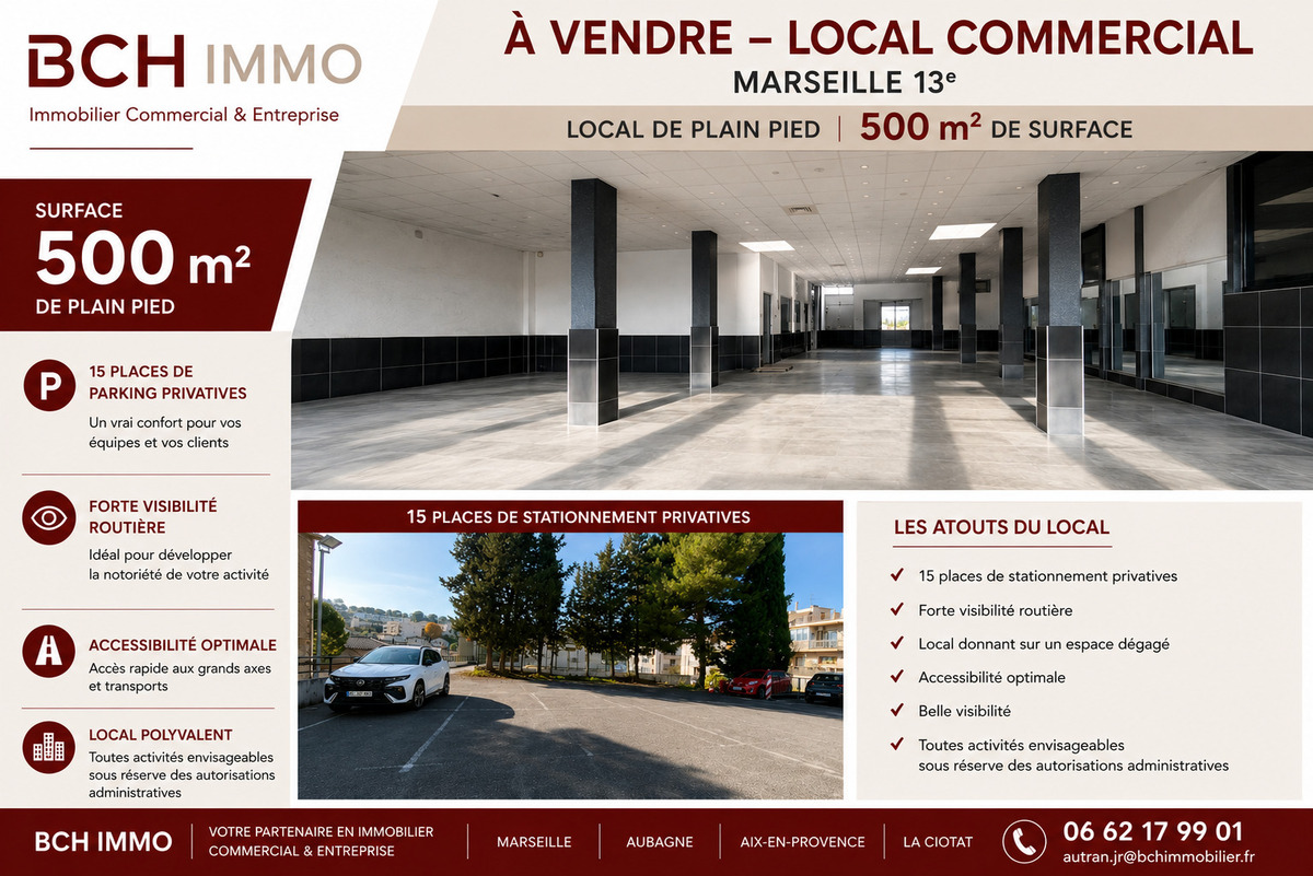 Murs commerciaux - Marseille 13�me