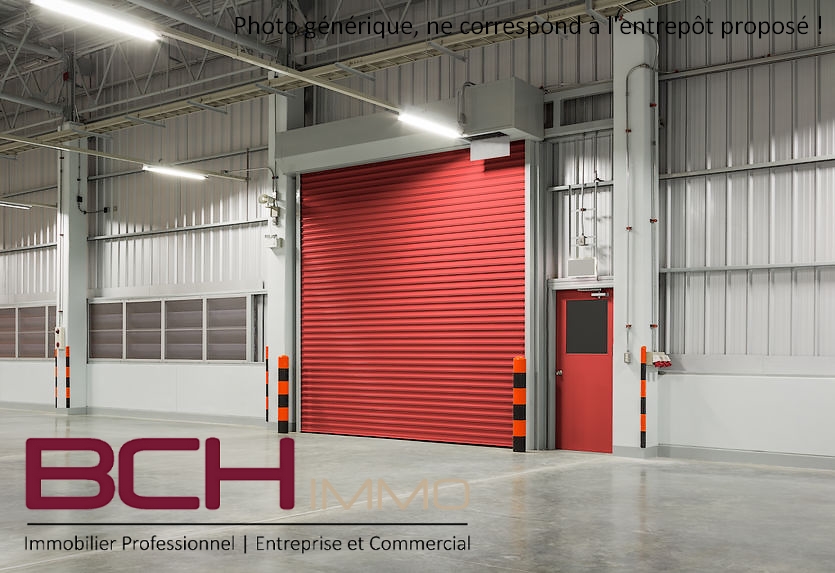 Location Entrep�t avec bureaux lumineux, acc�s PL, parking, Marseille 13014